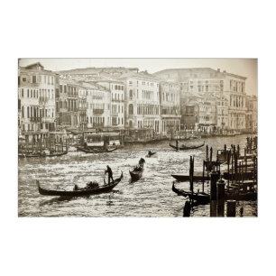 VINTAGE GRAND CANAL Acrylic Art