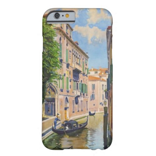 Vintage Grand Canal Gondolas Venice Italy Travel Barely There iPhone 6 Case