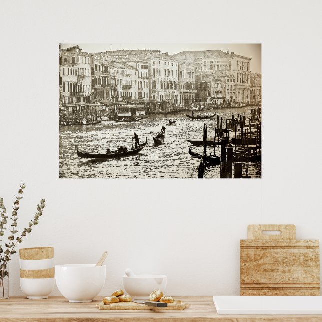VINTAGE GRAND CANAL Poster (Kitchen)