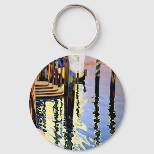 Vintage Grand Canal Venice Italy Travel Keychain