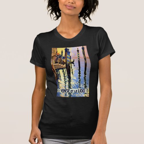 Vintage Grand Canal Venice Italy Travel T_Shirt