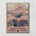 Vintage Grand Canyon Art Postcard at Zazzle
