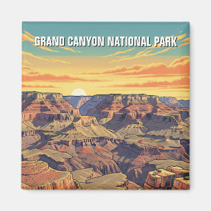 Vintage Grand Canyon National Park Magnet
