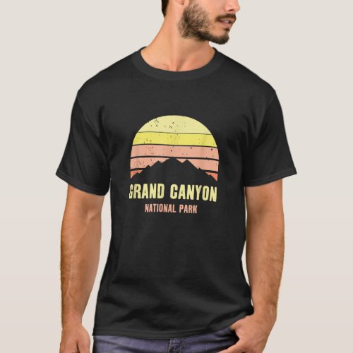 Vintage Grand Canyon National Park Mountain T Shir T_Shirt