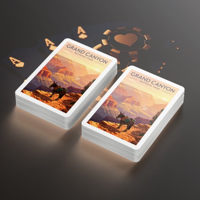  Vintage Grand Canyon National Park Poker Cards (Creator Uploaded)