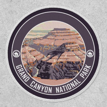 Vintage Grand Canyon National Park Travel Poster Patch