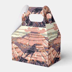 Vintage Grand Canyon National Park WPA Poster Art Favor Boxes