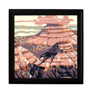 Vintage Grand Canyon National Park WPA Poster Art Gift Box