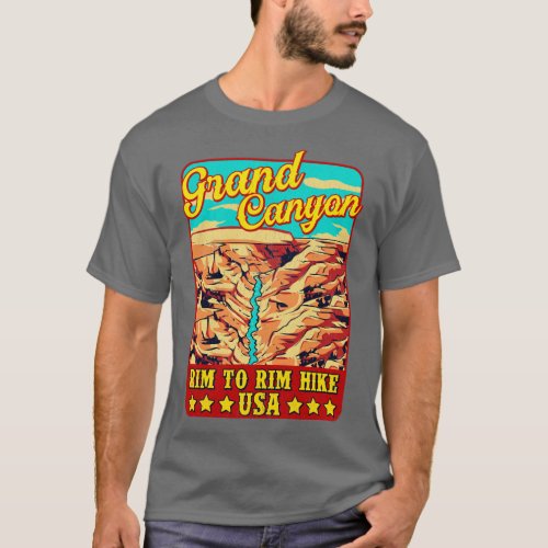 Vintage Grand Canyon  Rim to Rim hike  T_Shirt
