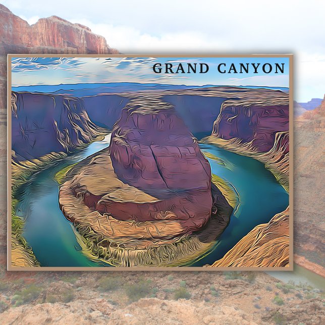 Vintage Grand Canyon USA Travel Keepsake  Postcard (Creator Uploaded)