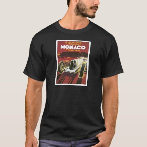 Vintage Grand Prix Monaco T_Shirt