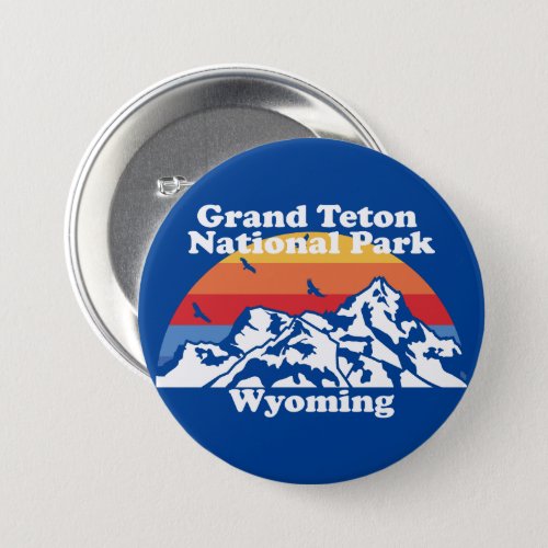 Vintage Grand Teton National Park  Button