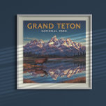  Vintage Grand Teton National Park Poster