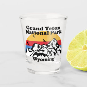 Vintage Grand Teton National Park Shot Glass