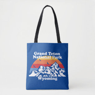 Vintage Grand Teton National Park  Tote Bag