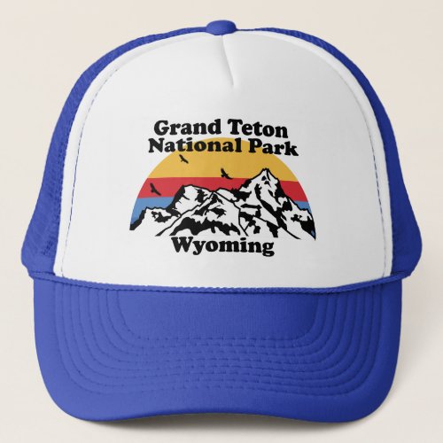 Vintage Grand Teton National Park  Trucker Hat