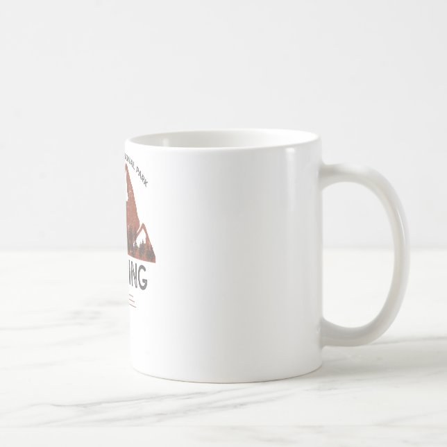 Vintage Grand Teton National Park Wyoming Coffee Mug (Right)