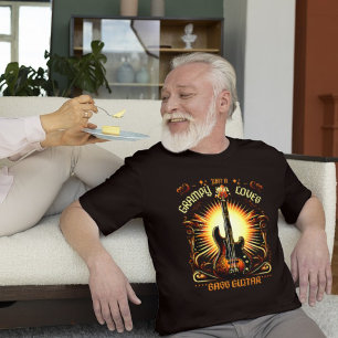 Vintage Grandfather's Bass Guitarists Design T-Shirt