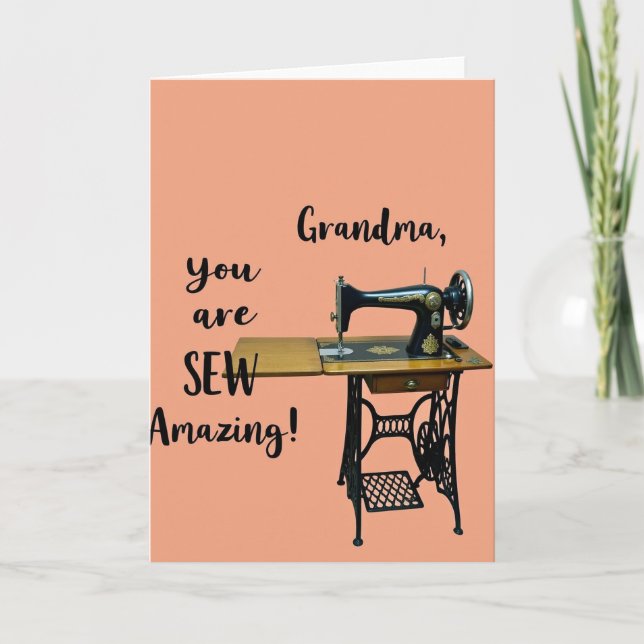 Vintage Grandmas Day Card (Front)