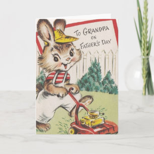 Vintage Grandpa Father's Day Greeting Card