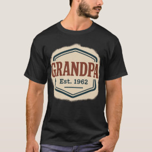Vintage Grandpa T-Shirt - "Grandpa Est. 1962"