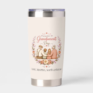 Vintage Grandparents Day Insulated Tumbler