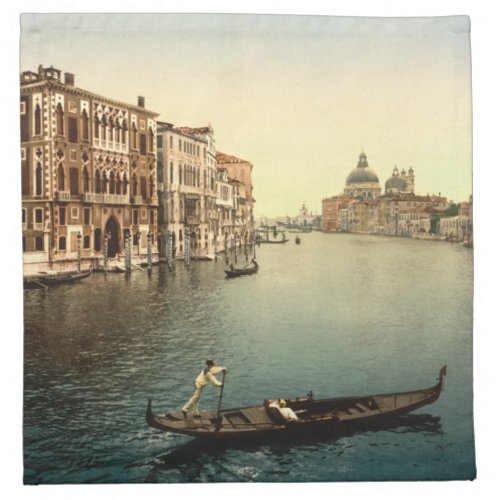 Vintage Grands Canal Venice II Cloth Napkin