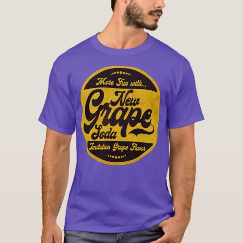 Vintage Grape Flavor Soda T_Shirt