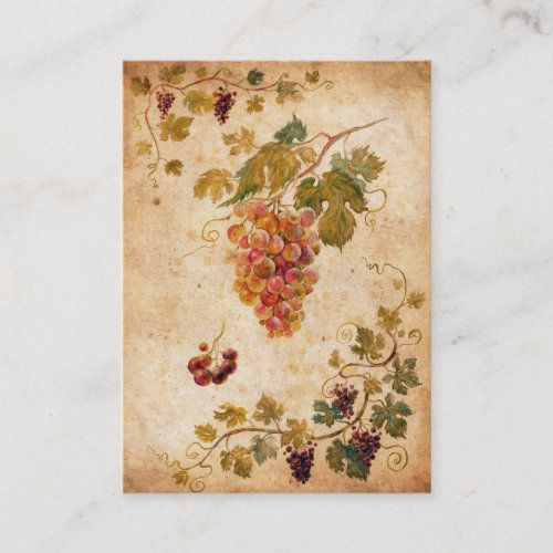 Grapes. Business Card.
