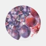 Vintage Grapes Watercolor Autumn Card Rug