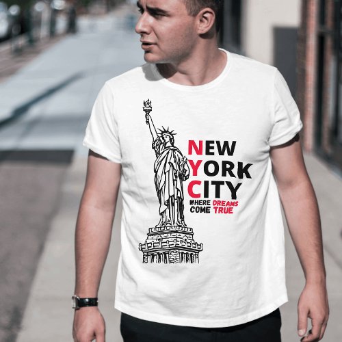 Vintage Graphic New York American dream T_Shirt