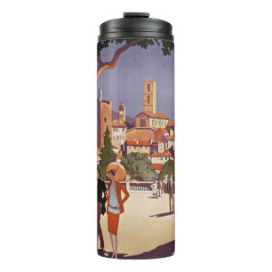 Vintage Grasse Summer Art Thermal Tumbler