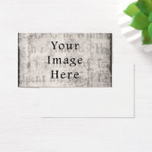 Vintage Gray Black Script Text Parchment Paper (Desk)