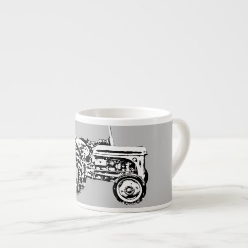 Vintage Gray massey fergison tractor Giant Coffee  Espresso Cup