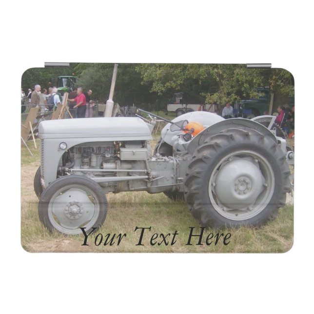 Vintage Gray massey fergison tractor  iPhone Case (Horizontal)