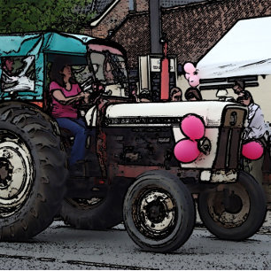 Vintage Gray massey fergison tractor Jigsaw Puzzle