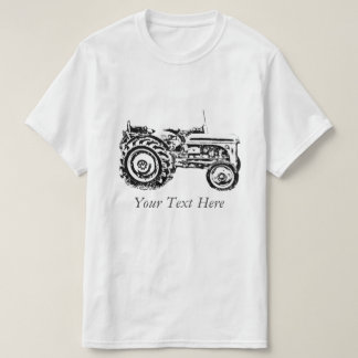 Vintage Gray massey fergison tractor T-Shirt