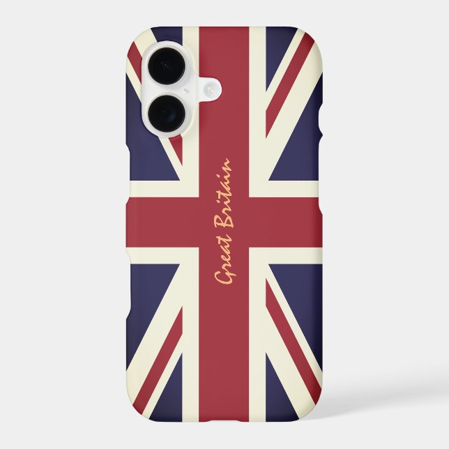 Vintage Great Britain & British Flag /sports UK Case-Mate iPhone Case |  Zazzle