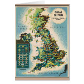 Vintage Great Britain Resources Map (Front)