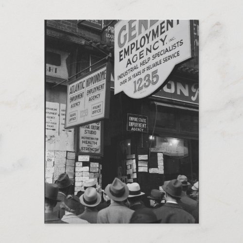 Vintage Great Depression Postcard