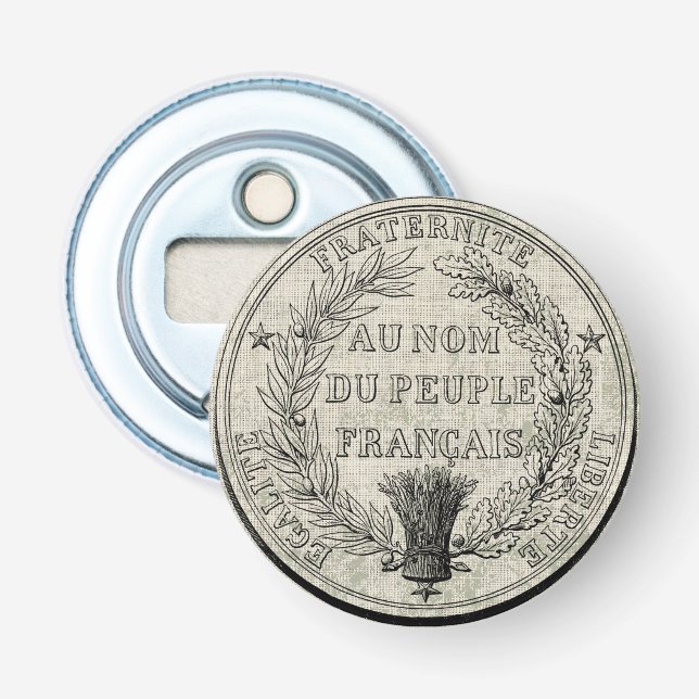 Vintage Great Seal of France  Bottle Opener (Front)