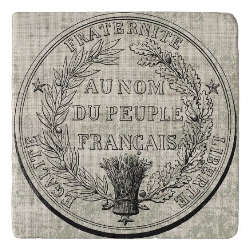Vintage Great Seal of France  Trivet