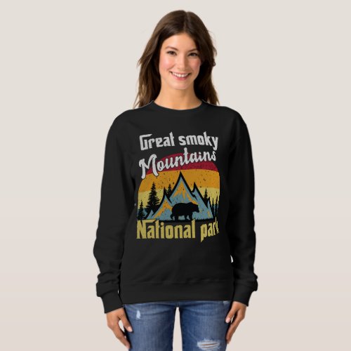 Vintage Great Smoky Mountains Bear Mountains Sweatshirt