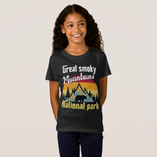 Vintage Great Smoky Mountains Bear Mountains T_Shirt