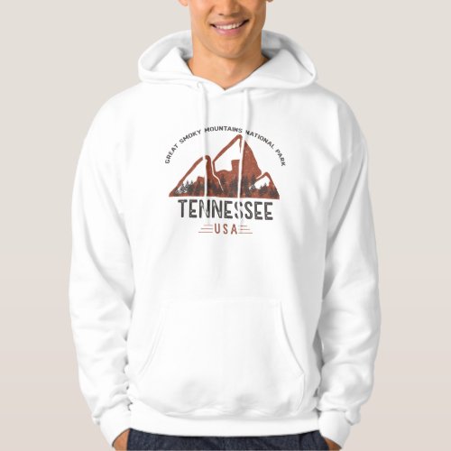Vintage Great Smoky Mountains National Park Tennes Hoodie