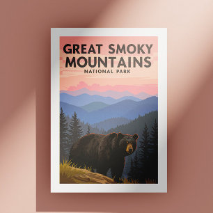Vintage Great Smoky Mountains Park Postcard