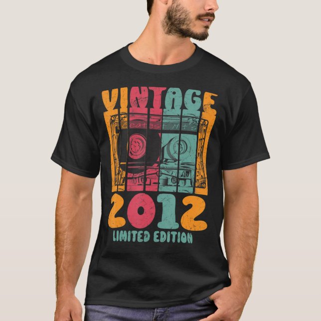 Vintage Greatest Hits 2012 Retro Birthday T-Shirt (Front)