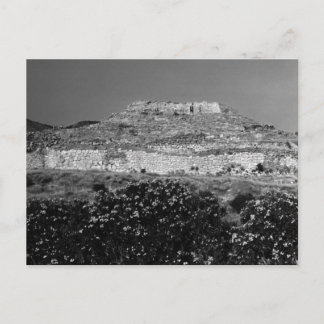 Vintage Greece Athens Mycenae acropolis overview Postcard