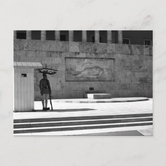 Vintage Greece Athens Tomb of the Unknown Soldier Postcard