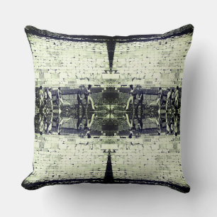 Vintage Greece Delphi Athenian Treasury Canvas Pri Throw Pillow